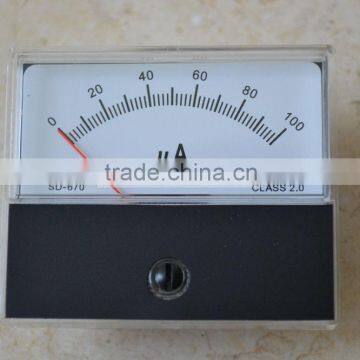 Panel Meter SD-670-1-100(DC-100uA) 60x70mm DC 100uA Class 2.0