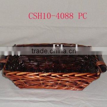 new style of willow tray basket