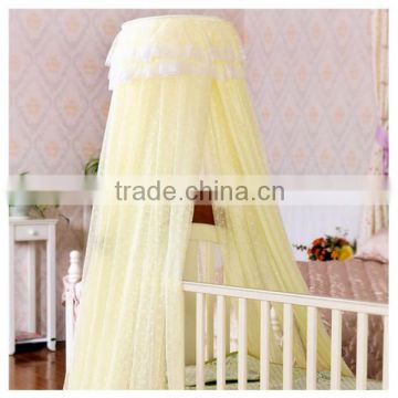 Soft polyester Playpen circular mosquito net