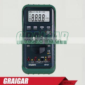 Digital Auto range Multimeter MY67 LCD Display 3999 Discounts Professional Electric Voltmeter Ammeter