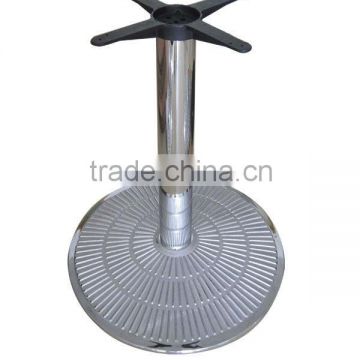 Cast Iron Round Chrome Table Base