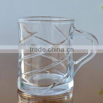 Beer glass mug with handle for sale