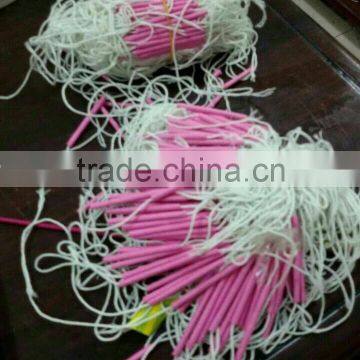 firecrackers pyrotechnics pulling thread machine