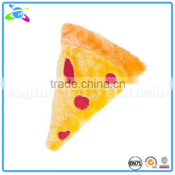 Vinyl Pizza Slice Squeaky Dog Toy