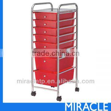 Customize Living Room And Bathroom Plastic Drawer Trolley With Wheel