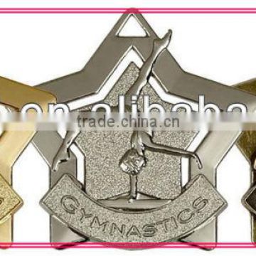 star shaped gymnastic medal