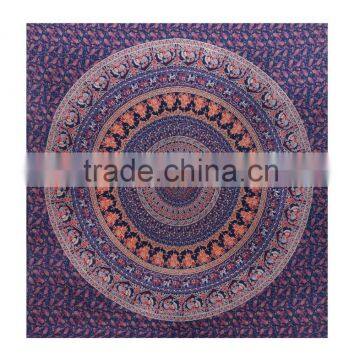 Newest Designer Mandala Tapestry, Bohemian Hippie Mandala Tapestry, Wall Hanging Mandala Elephant Printed Tapestry Wholesale