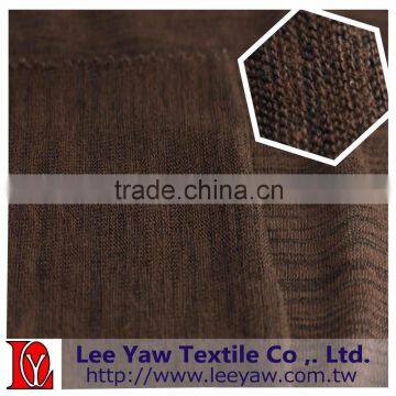Cotton Polyester Jersey Melange Fabric