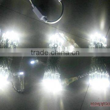 IP65 clear wire waterproof led christmas string light