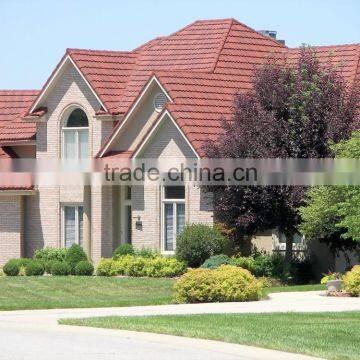 Sand coated composite low price galvanized roofing tile