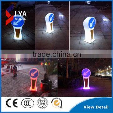 PE material good quality mini portable led sign board