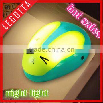 Creative funny gift mouse shape animal style intelligent night light led sensor light lamp room bright at dark night