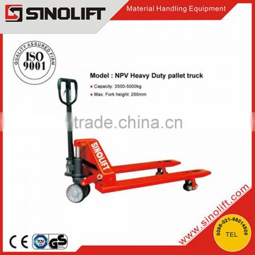 2016 SINOLIFT NPV Heavy Duty Manual Pallet Truck with Good Quality