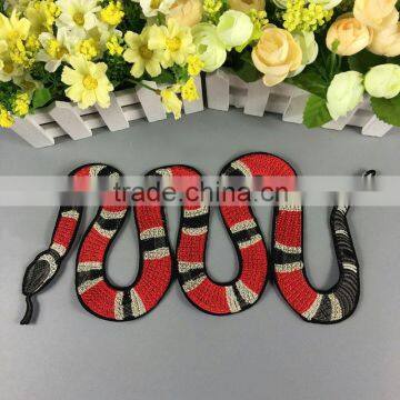 3d embroidery patches/snake embroidery patches/custom made embroidery patches