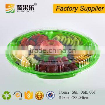 Disposable Plastic Food Box With 6 Compartments