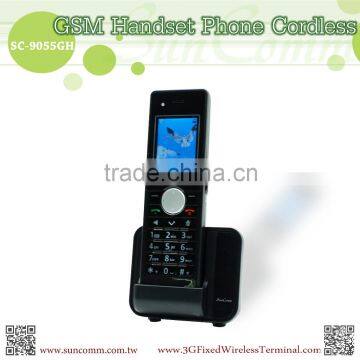 SC-9055-GH Low cost GSM Handset Cordless Phone with sim card & bluetooth headset support