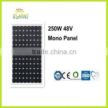 300W Monocrystalline Silicon Solar Module for 24V Home Use Generation Syestem