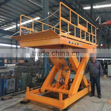 10 ton heavy duty scissor lift platform for warehouse