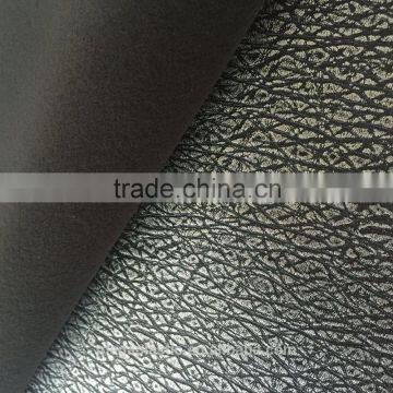 PU Leather Factory Modern Italian Anti-abrasion Faux Microfiber Leather Horse Leather for Sofa Car Seat Cover
