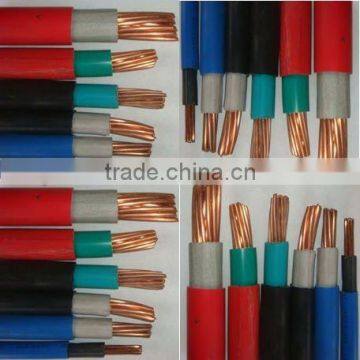 China CCC BVV single core cables sizes 300/500V