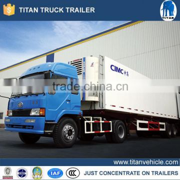 refrigerator van truck used , semi cooling trailer