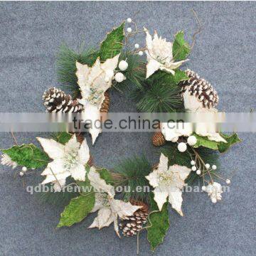New arrival Decorative Artificial Flower Garland,artificial decoration wreath