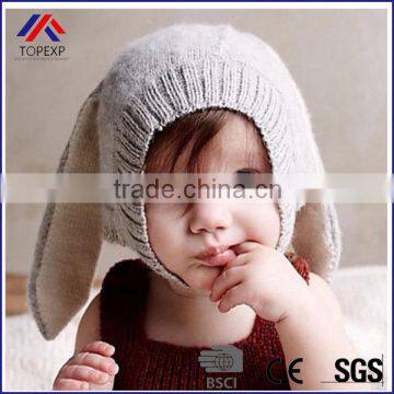 New Arrival 0-5 Years Baby Girl Boy Accessories Rabbit Ears Winter Knitted Hat