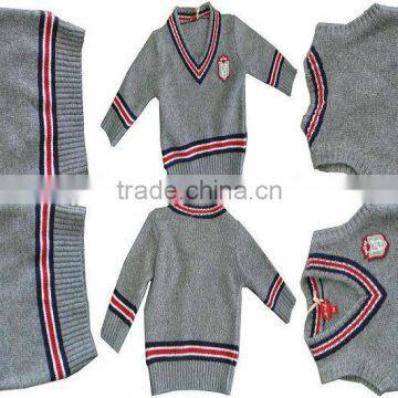 Children cashmere twin set