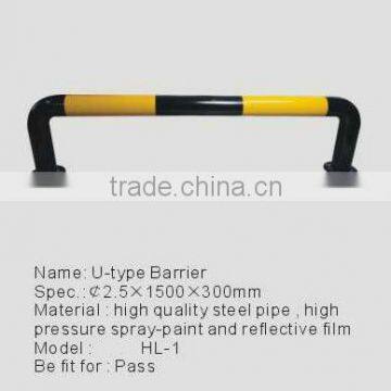 Type u galvanization crowd control barrier