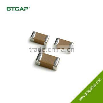 GTCAP chip ceramic capacitor 1uf 50v 1206 x7r ac capacitor price