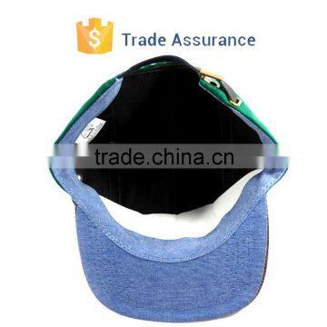 Custom Wooden Brim 5 Panel Hat With 100% Cotton Fabric photo-2