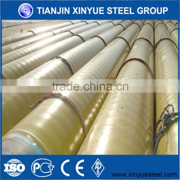 ASTM, API 5L, Carbon 3PE steel pipe/anticorrosion PE coated in stock