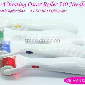 led vibrating roller dts microneedle roller with 540 needles VMN 02N