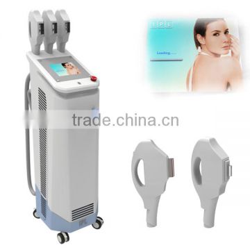 3 Handles Factory Super Promotion!! ipl/rf/e light/laser/led/pdt machine with top quality