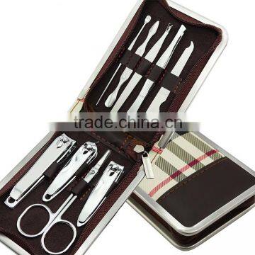 Bonvatt false nails sets nail nipper Promotional china manicure set nail pedicure set