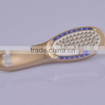 CE certificate laser LED light multi-function electric hair scalp massage comb hair loss