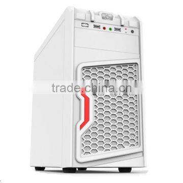 0.4mm/0.5mm SECC Good Quality ATX Computer Case White Vertical Pc Case for Computer CR-3W