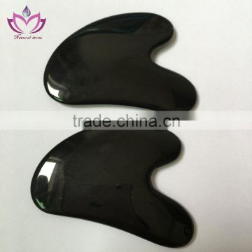 2016 new design obsidian massager gus sha stone tool