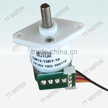 GM12-15BY or stepper motor with gearbox