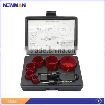 bi metal arbor glass hole saw