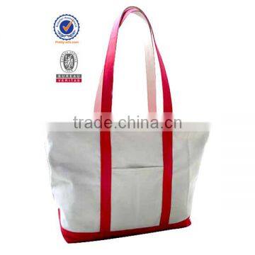 fashion high quality canvas beach bag