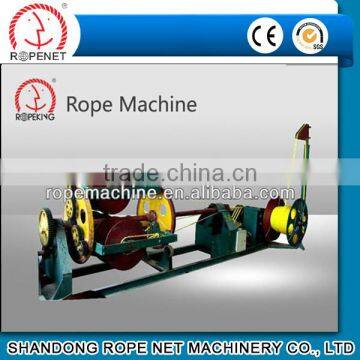 top quality 3 /4 strands manila twisting rope making machinery