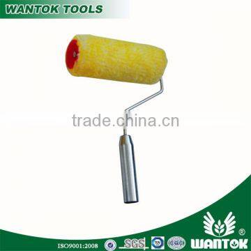 WT0306606 7" and 9" paint roller with single wire frame,chrome plated steel handle