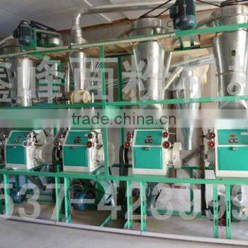 "dengfeng" 15t/24h automatic flour roller mill
