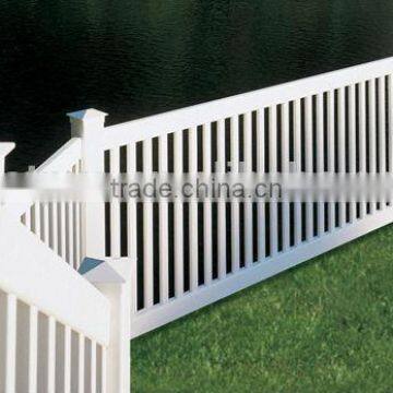 New design farm vinyl fence pvc post and rail fence