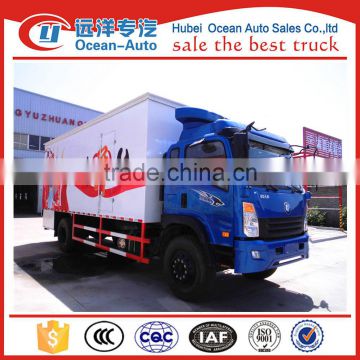 China hydraulic cylinder mobile stage truck for roadshow