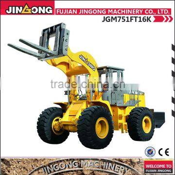 Road construction machines JGM751FT16K quarry equipment 16 ton forklift loader