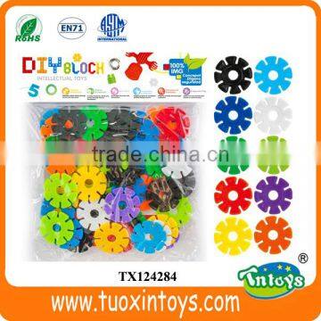 Recycled Plastic Plastic Building Bricks Blocks Pipe Toys photo-2