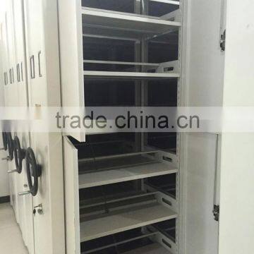 2017 Office large capacity closed high density steel mobile file storage cabinet for box files/mobile shelving
