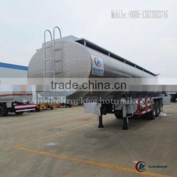 3 axles Aluminum Alloy Oil Tank Semi Trailer 60CBM